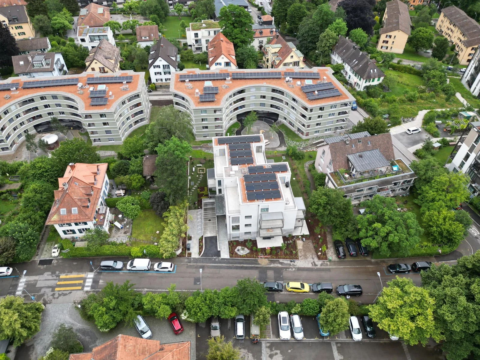 Liegenschaft aus der Luft